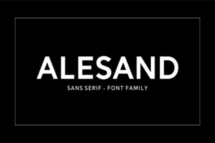 Alesand Font: A Modern Typeface for Business Branding