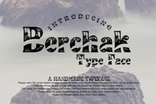 Berchak: A Decorative Font That Elevates Digital Design