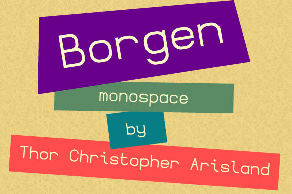 Borgen Monospace: A Calm and Clean Typeface for Editorial Design