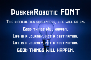 DuskerRobotic Font Review: A Tech-Forward Typeface for Creative Campaigns