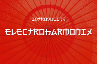 Electroharmonix Font: A Decorative Typeface for Editorial Design