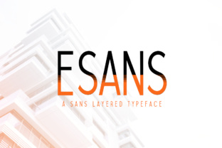 Esans Font: A Modern Sans Serif for Stylish Craft Projects