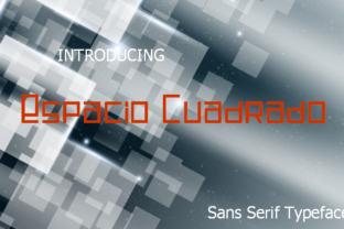 Espacio Cuadrado: A Modern Sans Serif Font for Strong Campaign Typography