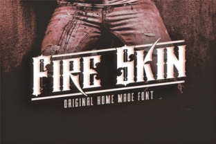Fire Skin Font: A Bold Blackletter for Campaign Impact
