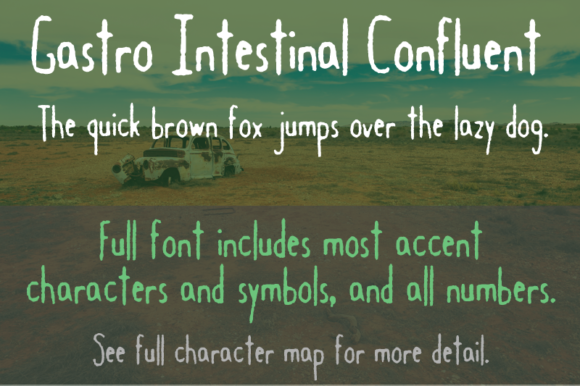 Gastro Intestinal Confluent: A Spooky, Tall Font for Crafty Creations