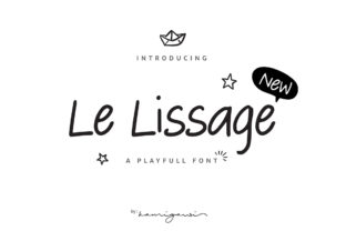 Le Lissage Font: A Playful Typeface for Professional Branding
