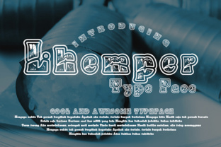 Lhemper Font: A Decorative Typeface for Digital Design