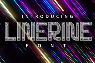 Linerine Font: A Decorative Typeface for Creative Craft Projects