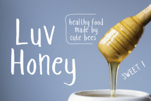 Luv Honey: A Warm Sans Serif for Creative Projects