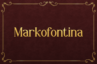 Markofontina: A Serif Font That Elevates Your Brand