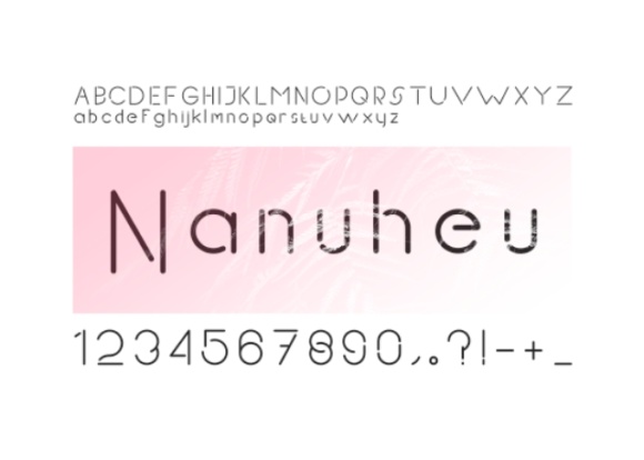Nanuheu: A Decorative Typeface for Editorial Elegance