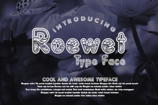 Roewet Font: A Decorative Typeface for Digital Branding