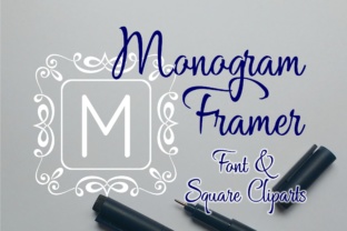 Square Monogram Framer: A Typeface for Bold Branding