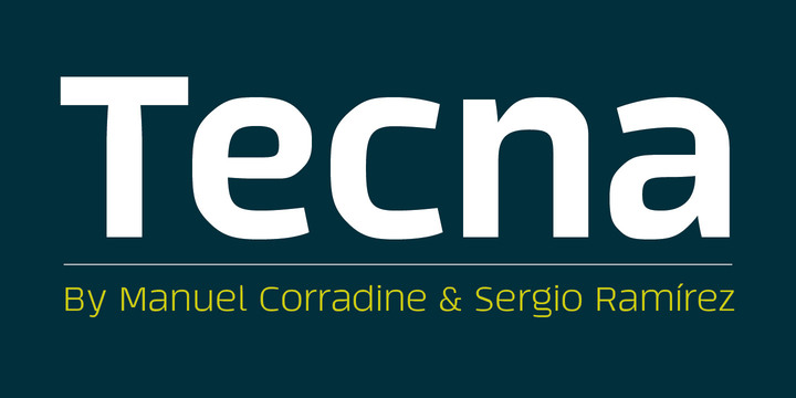 Tecna Family: A Practical Typeface for Modern Projects