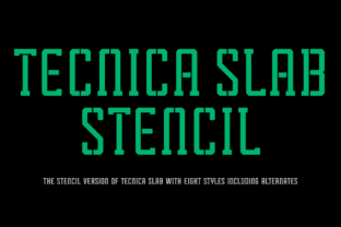 Tecnica Slab Stencil Family: A Typeface That Elevates Web Design