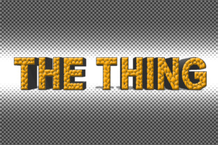 The Thing Font: A Stone-Crafted Typeface for Web Design