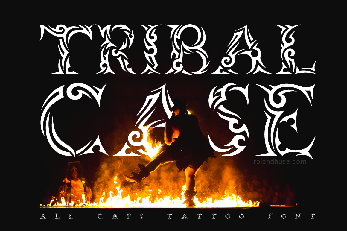 Tribal Case Font: A Bold Choice for a Polished Brand Identity