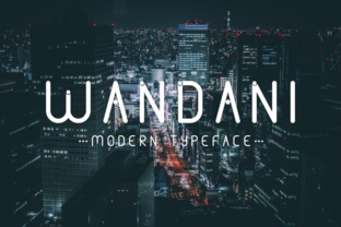 Wandani: A Minimalist Font for Editorial Elegance